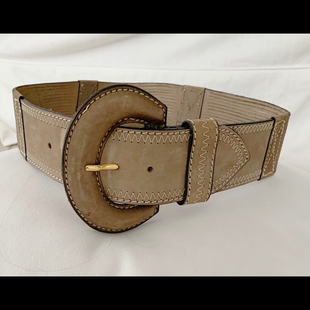 Leather Italian belt
